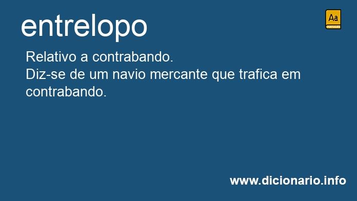 Significado de entrelopa