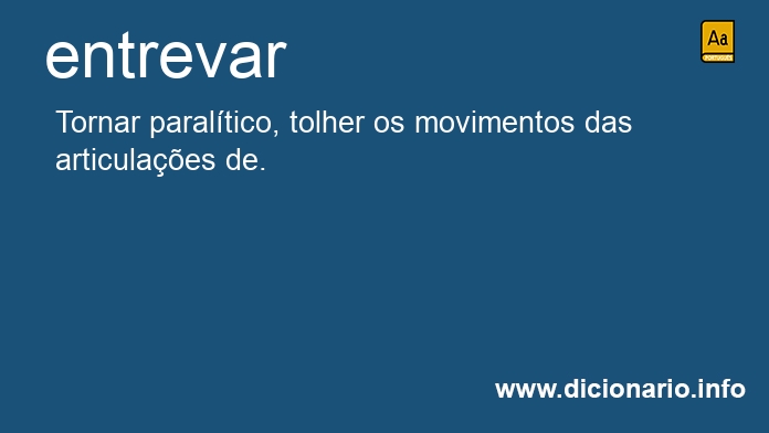 Significado de entrevar