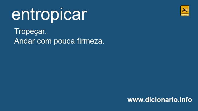 Significado de entropicar