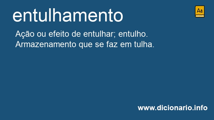 Significado de entulhamento