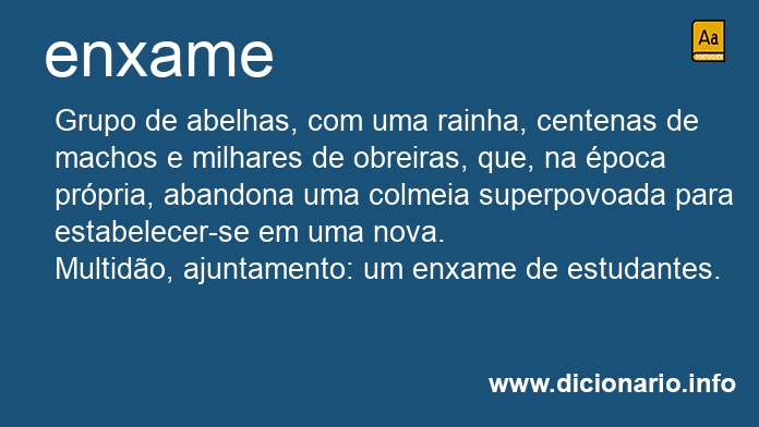 Significado de enxame