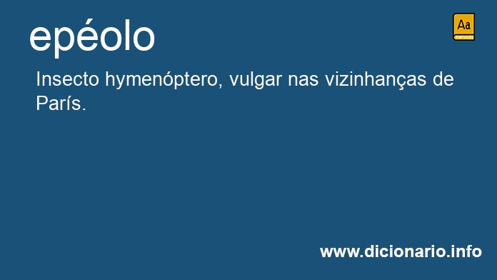 Significado de epolo