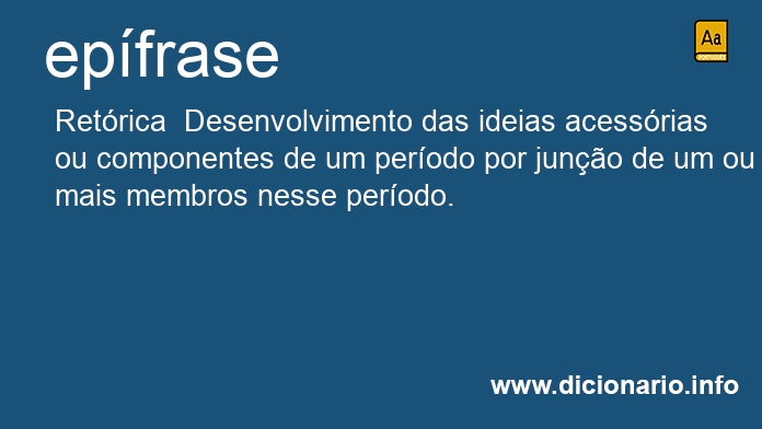 Significado de epfrase