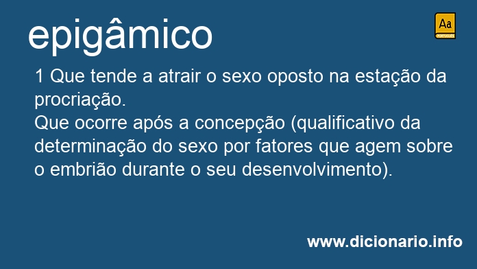 Significado de epigmico