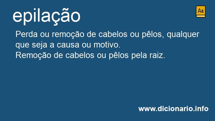 Significado de epilao