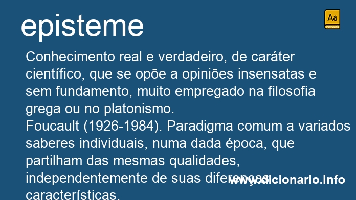 Significado de episteme
