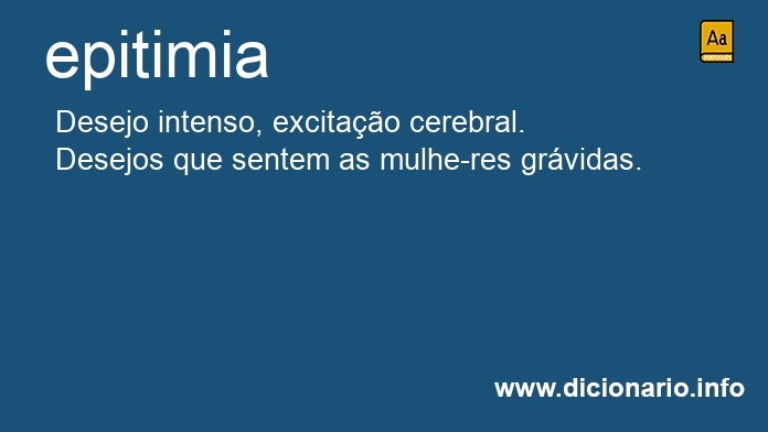 Significado de epitimia