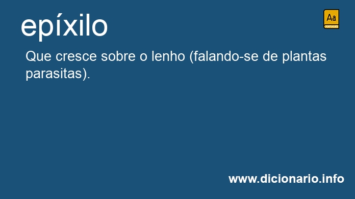 Significado de epxilo