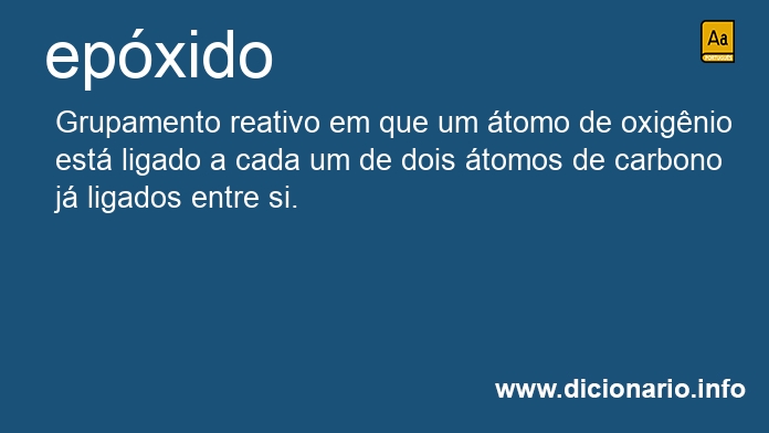 Significado de epxido