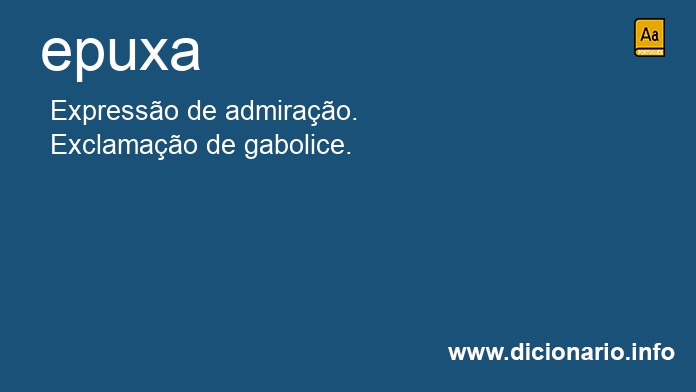 Significado de epuxa
