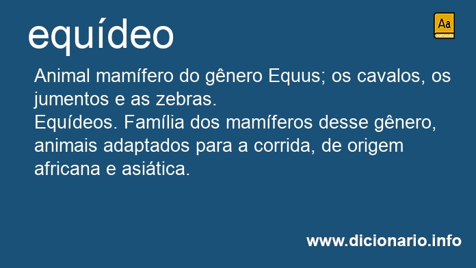 Significado de equdeo