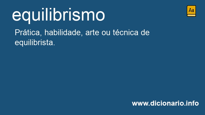 Significado de equilibrismo