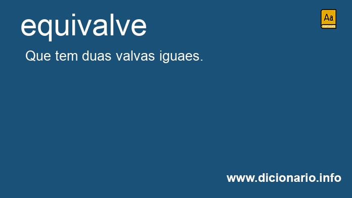 Significado de equivalve