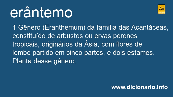 Significado de erntemo
