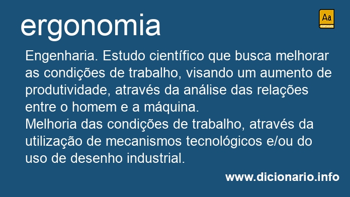 Significado de ergonomia