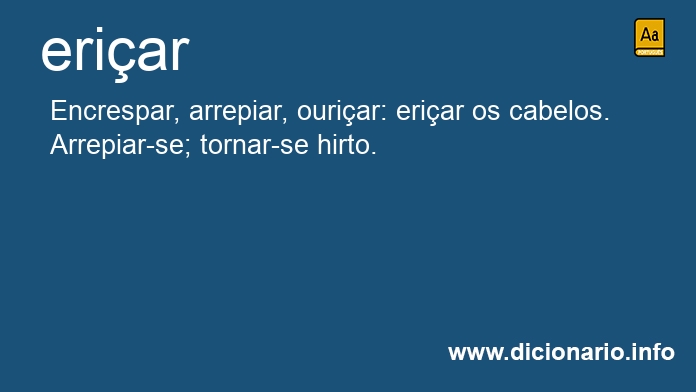 Significado de eriar