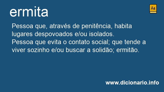Significado de ermita