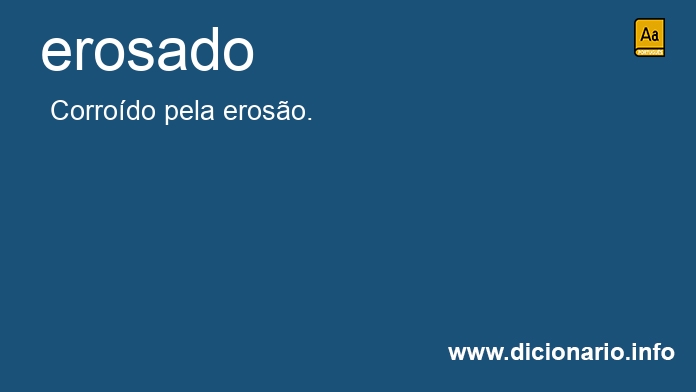 Significado de erosado