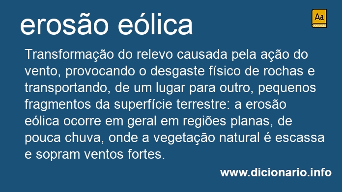 Significado de eroso elica