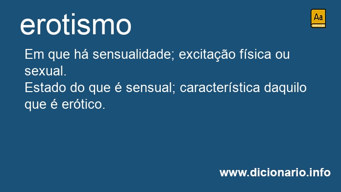 Significado de erotismo