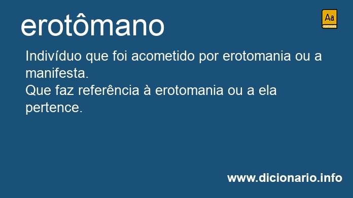 Significado de erotmano