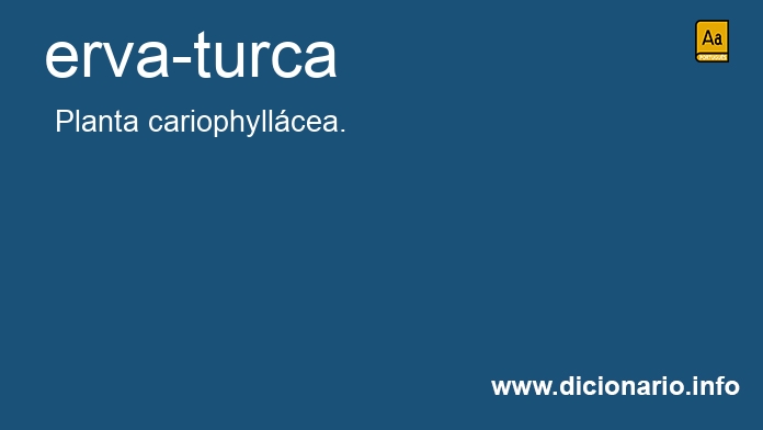 Significado de erva-turca