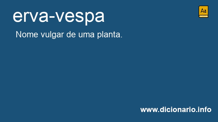 Significado de erva-vespa