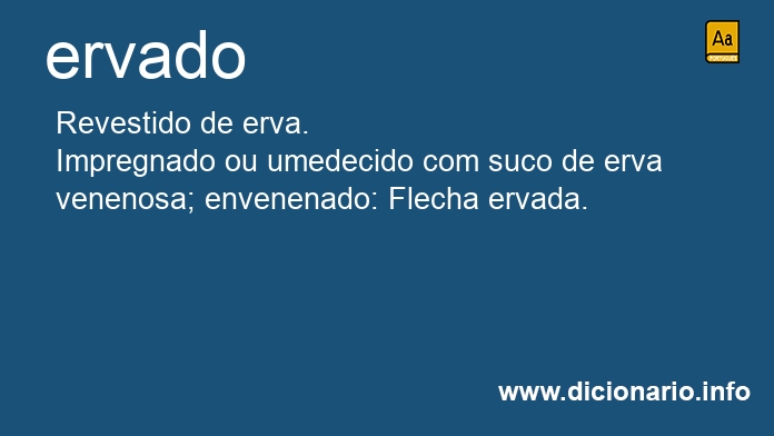 Significado de ervada