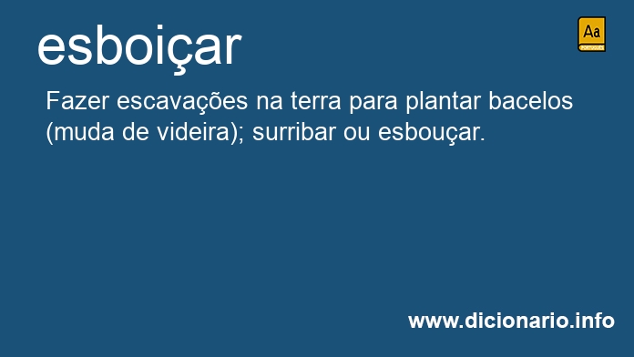 Significado de esboio