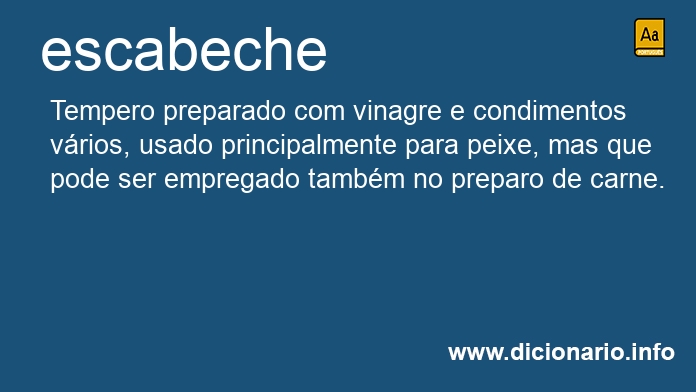 Significado de escabeche