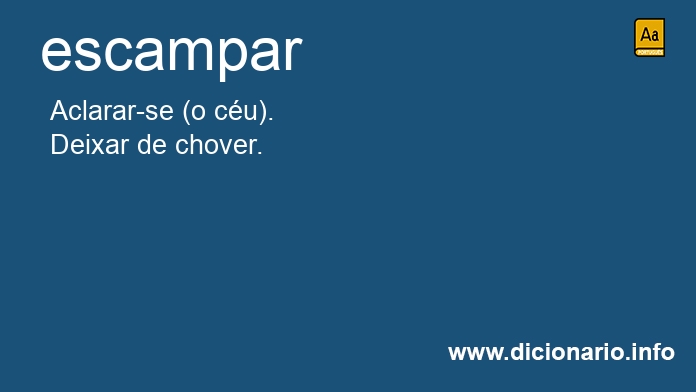 Significado de escampam