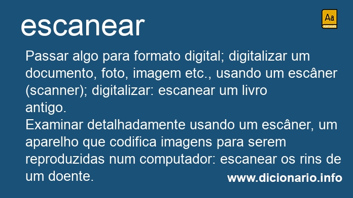 Significado de escaneando