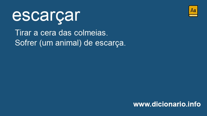 Significado de escarando