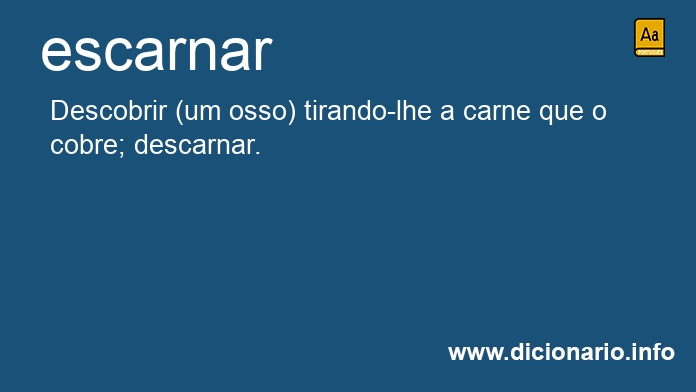 Significado de escarnam