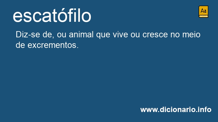 Significado de escatfilo