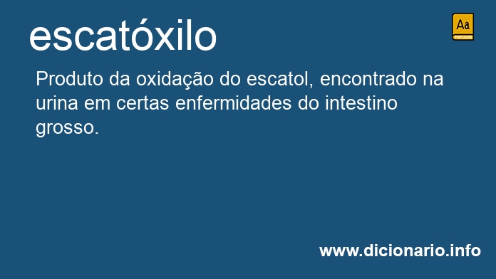 Significado de escatxilo