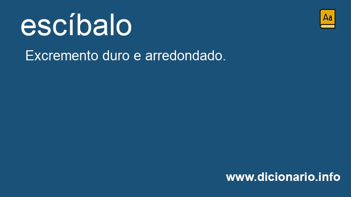 Significado de escbalo