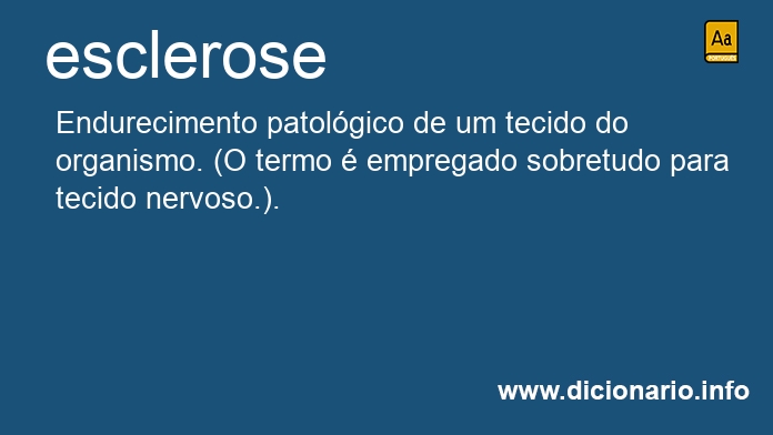 Significado de esclerose