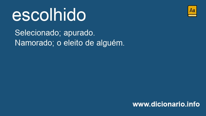 Significado de escolhido