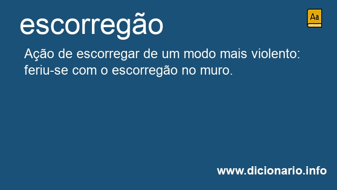 Significado de escorrego