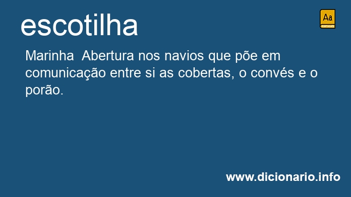 Significado de escotilha
