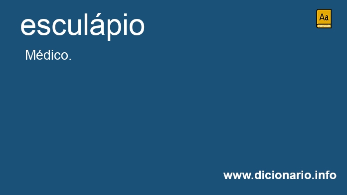 Significado de esculpios