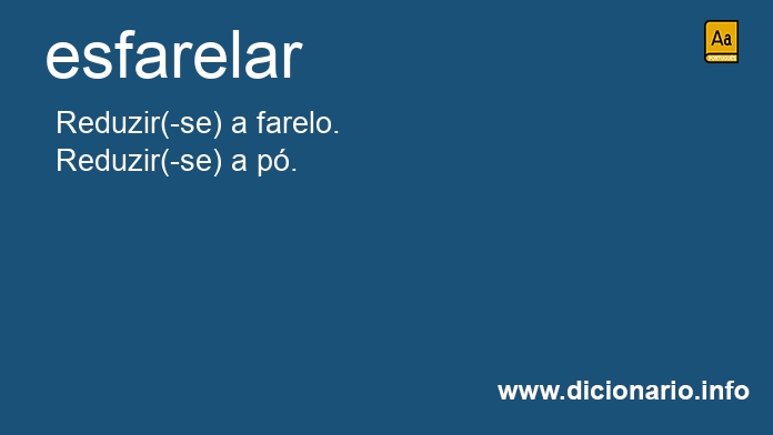 Significado de esfarelai