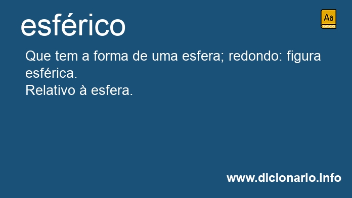 Significado de esfrico