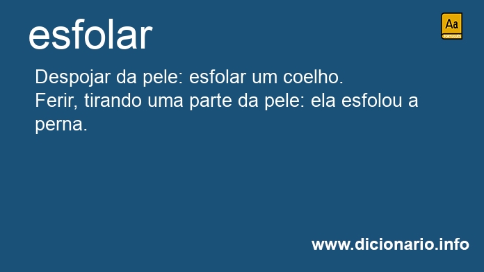 Significado de esfolamos