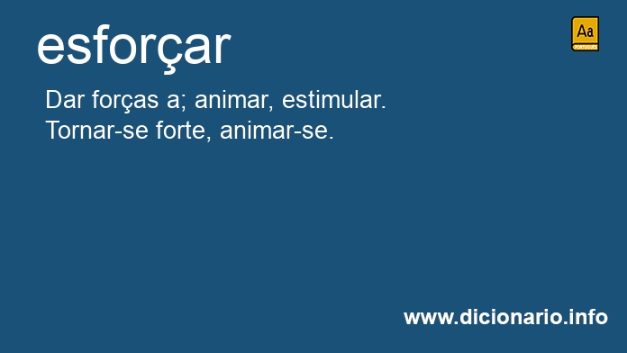 Significado de esforar