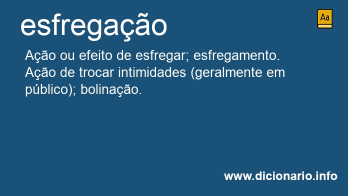 Significado de esfregaes