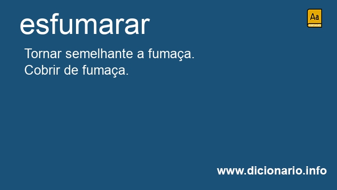 Significado de esfumarar