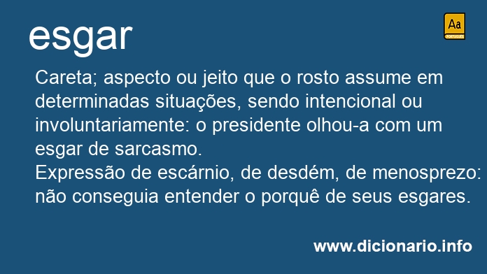 Significado de esgara