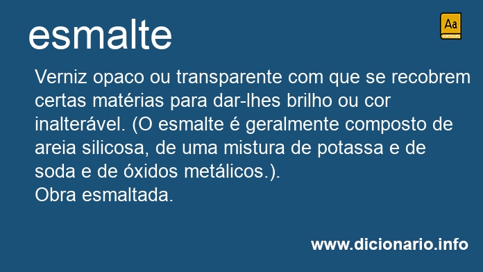 Significado de esmalte